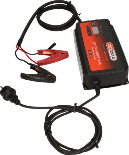 KS Tools Chargeur de batterie haute fréquence 12V + 24V SMARTcharger 25A/12.5A