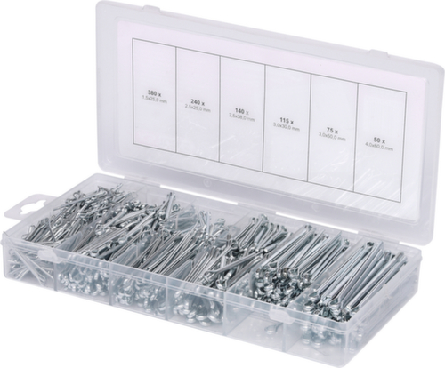 KS Tools Assortiment de goupilles fendues