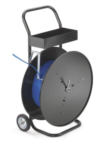 Chariot-dévidoir réglable pour 4 rouleaux Ø