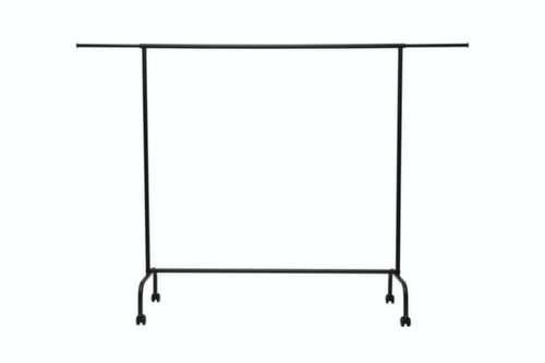 portant de vestiaire juxtaposable mobile MAULlimbo avec 2 bras extensibles, noir