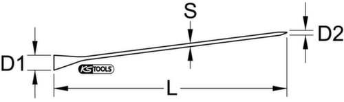KS Tools Fer à dresser/assemblage