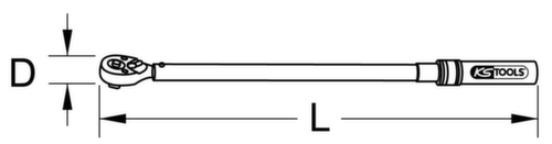 KS Tools Clé dynamométrique industrielle 3/4"