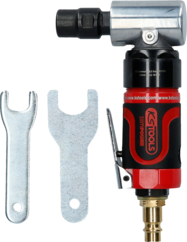 KS Tools SlimPOWER mini meuleuse d'angle à air