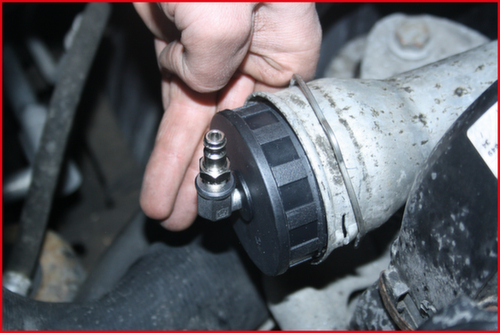 KS Tools Jeu de cas d'essai du système d'air de suralimentation à baïonnette pour turbocompresseurs