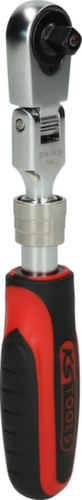 KS Tools Cliquet réversible à joint télescopique 1/4" SlimPOWER