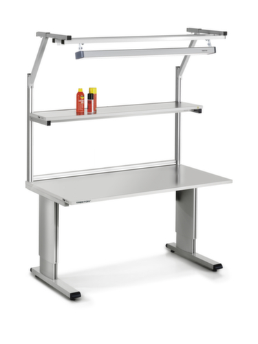 Treston Tablette pour poste de travail, pour largeur de table 1500 mm, profondeur 310 mm