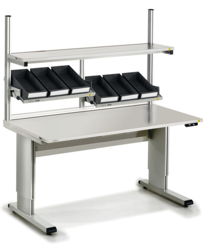 Treston Tablette pour poste de travail, pour largeur de table 1500 mm, profondeur 310 mm