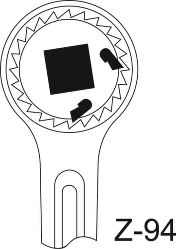 Cliquet à denture 1/2" GEDORE 1993 Z-94