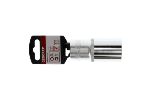 GEDORE RED R61002714 Douille 1/2" 6 pans 27 mm Longueur 77 mm