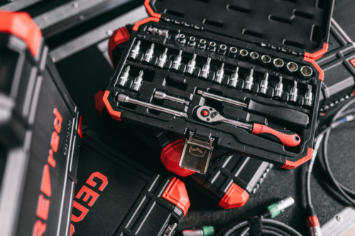 GEDORE R49003033 Jeu de clés à douilles 1/4" 4-13mm 33 pièces