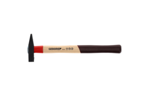 Marteau de serrurier GEDORE 600 H-100 ROTBAND-PLUS avec manche en hickory
