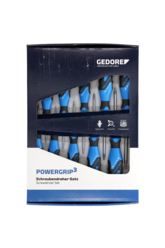 GEDORE 2163 TX-010 Jeu de tournevis 3K 10 pièces TX T7-T40