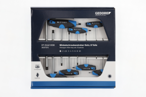 GEDORE DT 2142-008 Jeu de tournevis d'angle 8 pièces