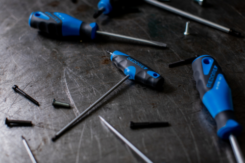 GEDORE DT 2142 7 Tournevis d'angle avec poignée en T 2K 7 mm