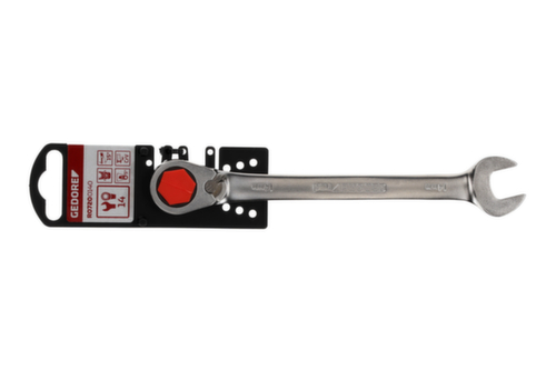 GEDORE RED R07200140 Clé mixte à cliquet droite/gauche SW14 mm 189 mm