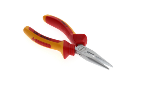 VDE 8132-160 H Pince VDE à bec plat avec isolation par gaine 160 mm