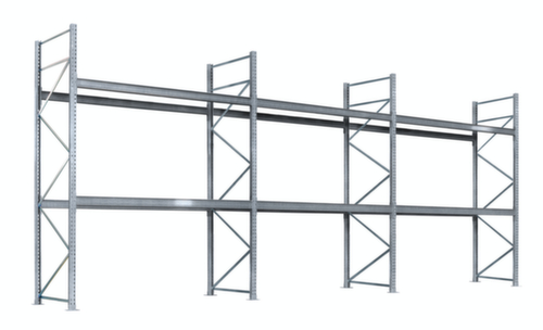 SCHULTE Rayonnage à palettes pour 24 palettes, largeur 5965 mm, 4 niveaux de stockage