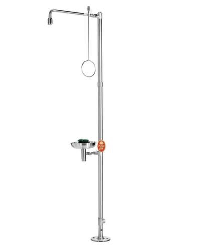 Denios douche corporelle et laveur d'yeux avec 2 pommeaux fixes
