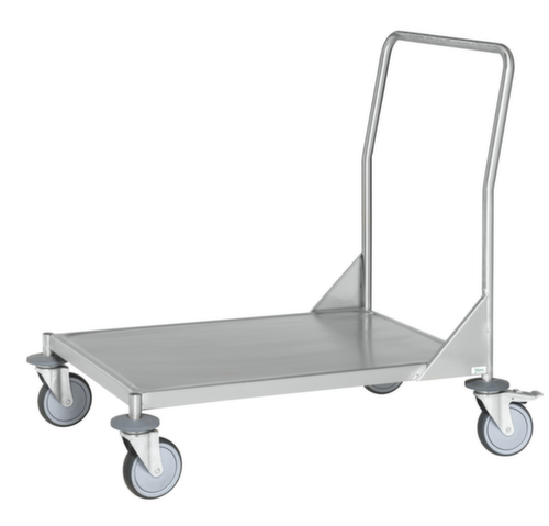 Kongamek Chariot avec barre de poussée en acier inoxydable