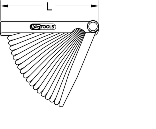 KS Tools feeler gauge