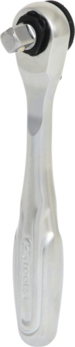KS Tools 1/4" bit reversible ratchet with plug-in adapter for sockets