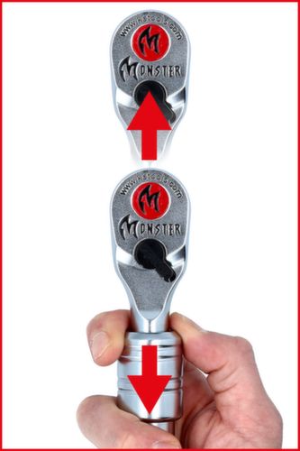 KS Tools 1/2" Monster telescopic reversible ratchet