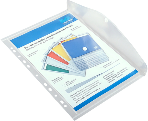 EICHNER Pochette transparente pour documents, transparent, DIN A4