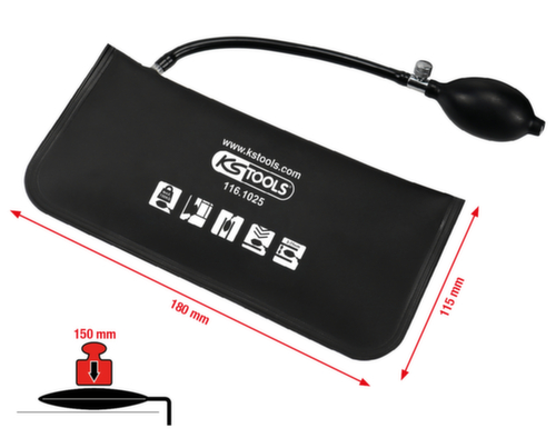 KS Tools Coussin de pression avec pompe manuelle