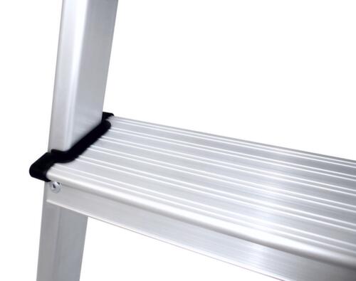 UDOBÄR escabeau en aluminium avec bac, 4 marches profilées