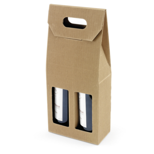 Boîte bouteille Hévéa (pour 2 bouteilles)