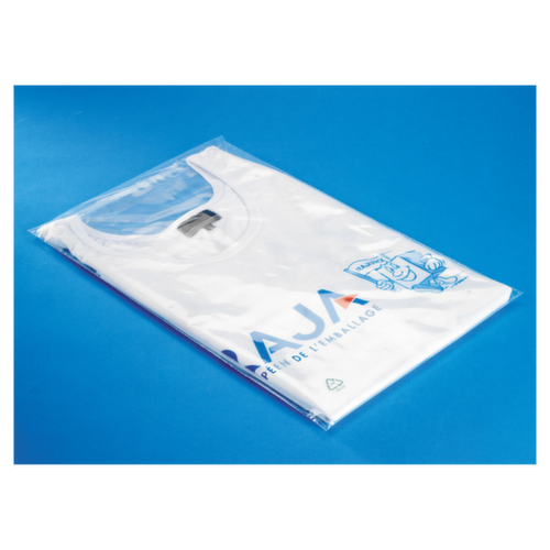 1000 sachets plastique à fermeture adhésive