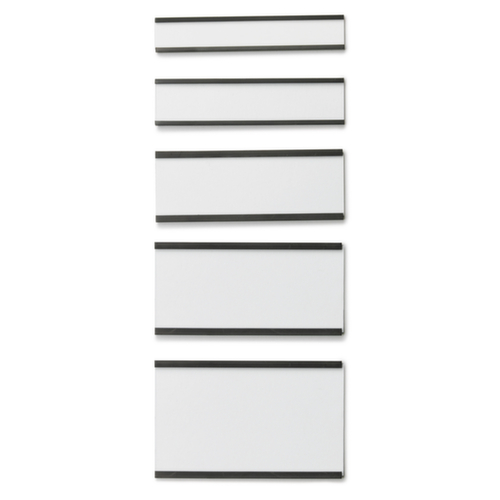 100 portes-étiquettes magnétiques (prédécoupées)