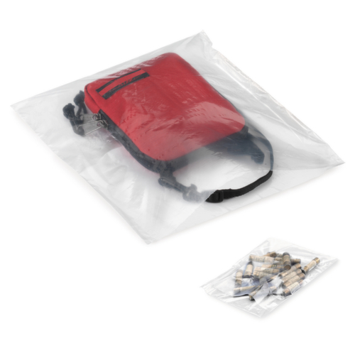 1000 sachets plastique liassé prédécoupé (20 microns) RAJA