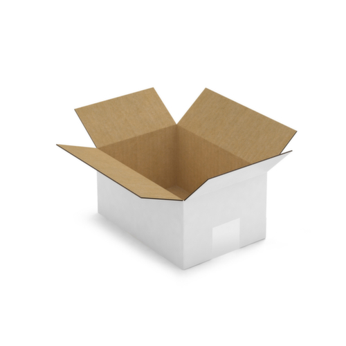 Caisse carton blanche RAJA