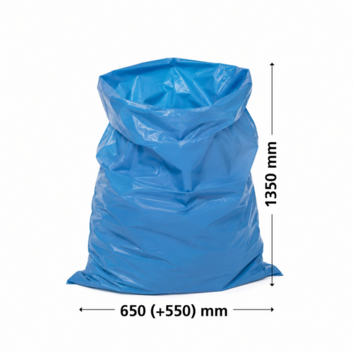UDOBÄR sac poubelle Premium 100 pièces, 240 l, bleu