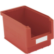 BITO bac à bec très résistant, rouge, profondeur 350 mm, polypropylène