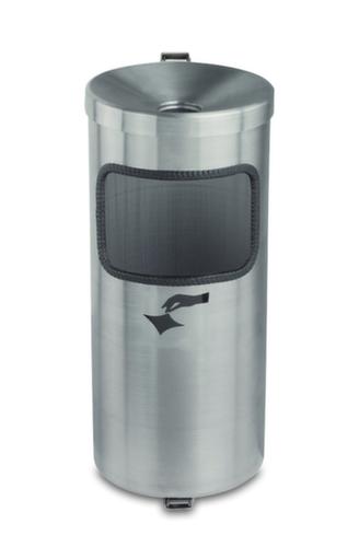 Veiligheidscombi-asbak als wand of staand model