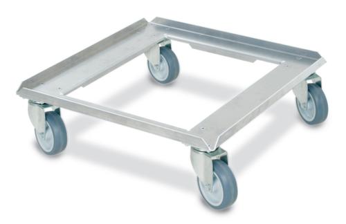 Aluminium transportwagen voor euronorm-bak