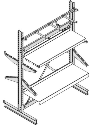 Ophanging voor buisdraagarmen voor kraagarmstelling