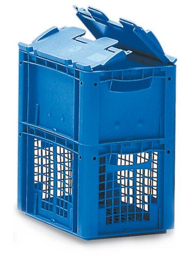 BITO Euronorm-stapelbak met klapdeksel