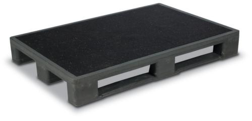 Zwaarlast-hygiënepallet, PE-regeneraat, lengte x breedte 1200 x 1000 mm