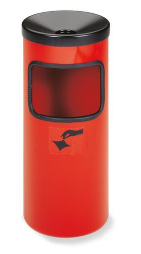 Veiligheidscombi-asbak als wand of staand model