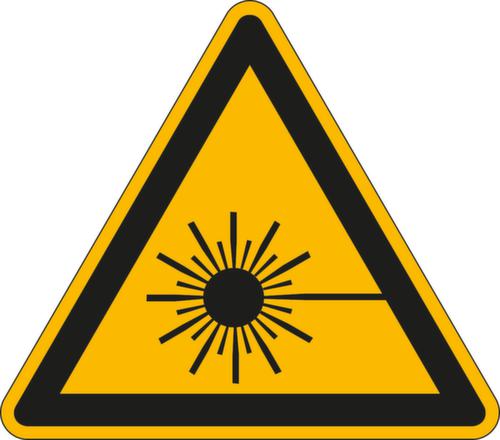Waarschuwingsbord voor laserstraal