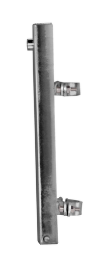 Klemmenset voor paalmontage voor afvalbak