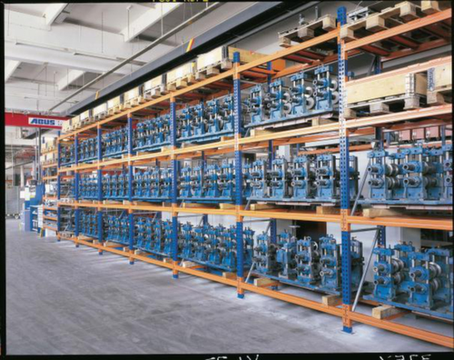 META Palletstelling MULTIPAL voor 6 pallets, 2800 mm breed, 3 opslagniveaus