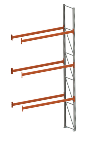 META Palletstelling MULTIPAL voor 8 pallets, 2785 mm breed, 4 opslagniveaus