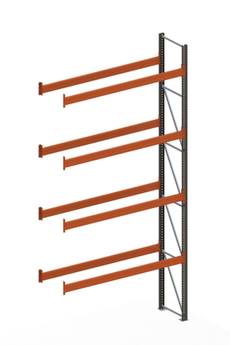 META Palletstelling MULTIPAL voor 10 pallets, 2800 mm breed, 5 opslagniveaus