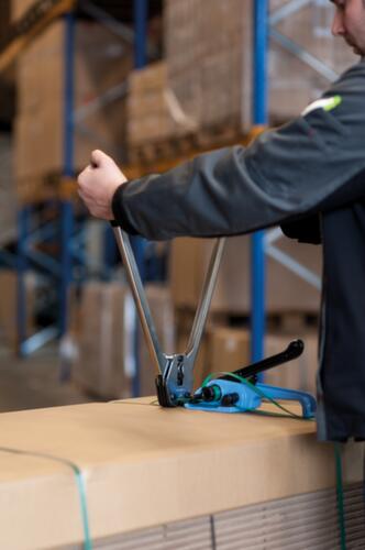 Omsnoeringsset Starter met polyester band, bandbreedte 13 mm