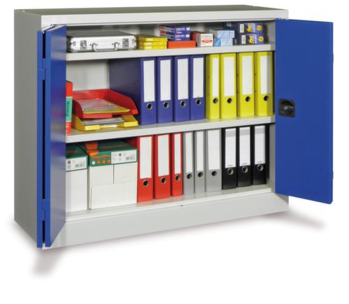 PAVOY Kantoorkast met vouwdeuren Basis lichtgrijs