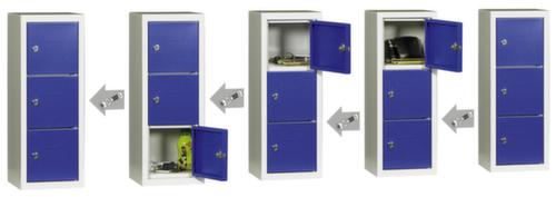 Lockerzuil met maximaal 8 vakken